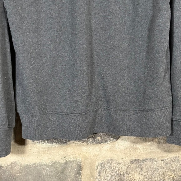 Reebok Gray Logo Sweatshirt Crew Neck Long Sleeve Athleisure Men's Size‎ Large - Picture 7 of 13